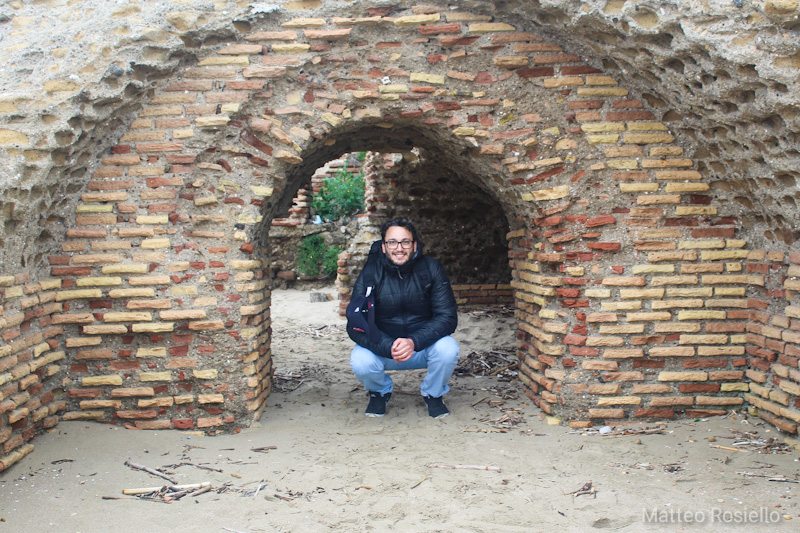 Io tra i resti di Antium