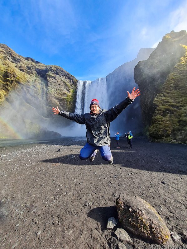 Io a Skogafoss Io a Skogafoss