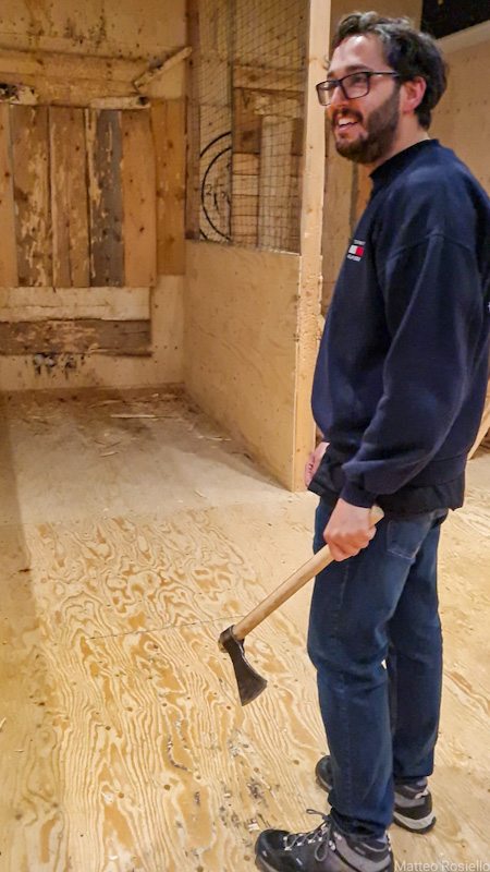 Un frame del passatempo islandese. Lancio, eh!