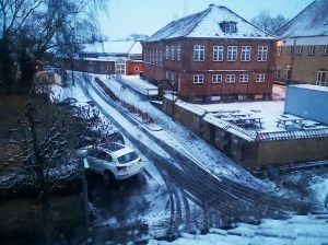 Un'immagine del freddo danese