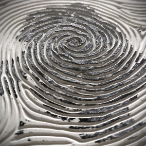 Incisione su gesso: Labirinto in un solo dito