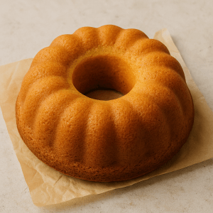 Immagine di un ciambellone generata da IA